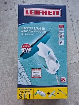 Leifheit Vysavač na okna s mopem a tyčí 43 cm