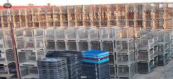 Gitterbox ohradová kovová paleta