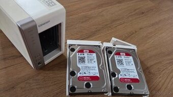 NAS Qnap TS-251 + 2x 2TB HDD WD RED