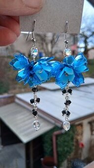 8 cm náušnice bižuterie