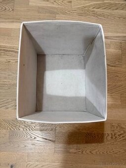 3× úložný box IKEA / krabice do Kallax – skládací, textilní