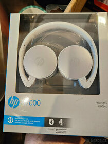 Nová, nepoužitá Bluetooth sluchátka HP H7000 - bílá