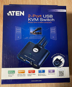 Aten CS-22U Datový přepínač 2-port KVM USB mini