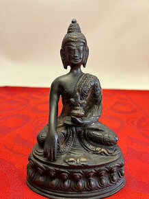 Starý mosazný Budha, socha