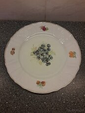 Velký plytký talíř s ovocem (412) - 1