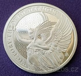 Stříbrná mince Anděl