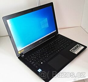 Pěkný Acer Aspire 3 Intel, 256GB SSD, 8gb 15,6"FHD BAT 7hod