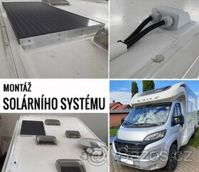 Solární panely pro obytný vůz, karavan, dodávku