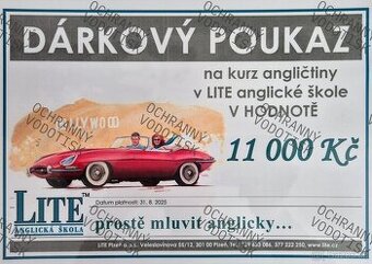 Kurz Angličtiny v hodnotě 11.000kč