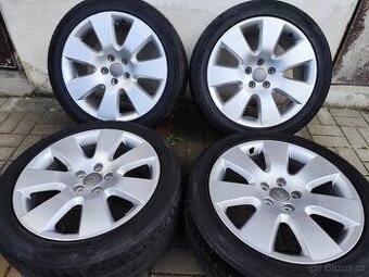 ALU 5x112 r18 AUDI + LETNÍ PNEU