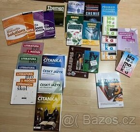 Učebnice pro SŠ - biologie, chemie, matematiky, češtiny, ...