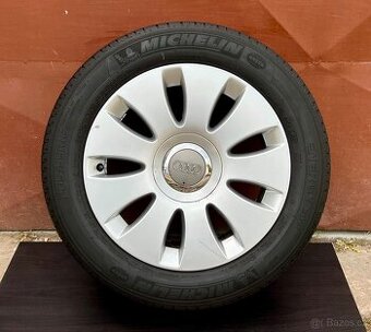 Originál kola Audi 5x112 R16, letní pneu Michelin 205/55 R16