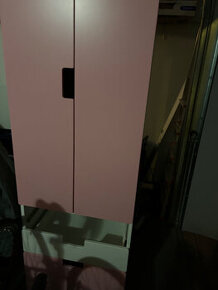 Šatní skříň IKEA STUVA - bílo růžová