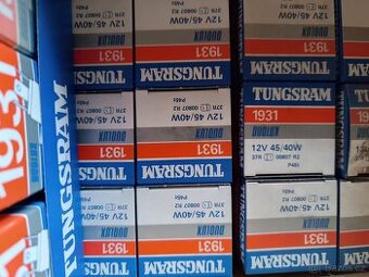 74 ks Tungsram DUOLUX 1931 – 12V 45/40W P45t – NOVÉ