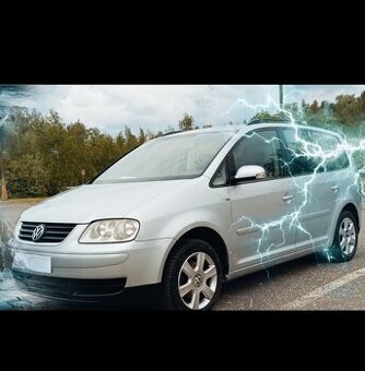 👍VW Touran 1.9 TDI 77kw 7 místní, nová STK