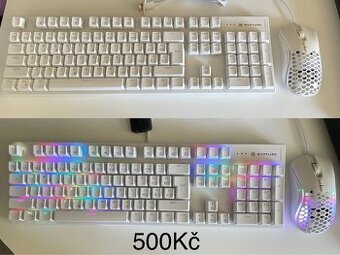 herní klávesnici a myš