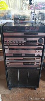 Fisher komponentní Hi-fi věž + skříň Fisher