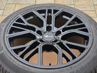 zimní alu BROCK 9 a 10,5x20" 5x130 s pneu 245/45 a 285/40