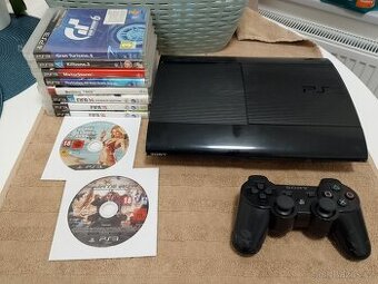 PlayStation 3 Super Slim 500gb + 10her