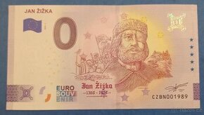 0 Euro Souvenir JAN ŽIŽKA číslo 1989