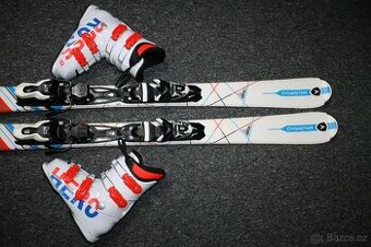 lyže Dynastar Powertrack 144 cm , lyžaky Rossignol