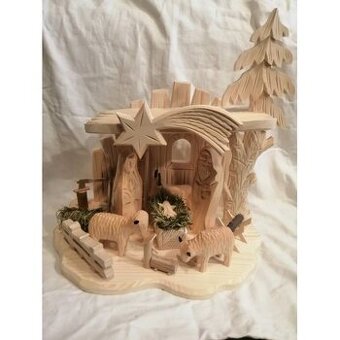 Dřevěný betlém 14D3