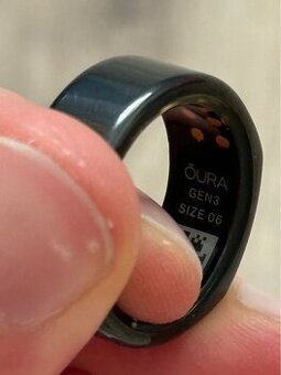 Oura ring 3. generace / velikost 6 / černý