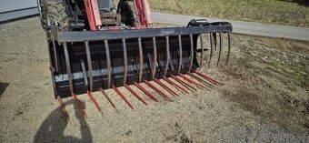 Drapákové vidle na hnůj, siláž na čelní nakladač