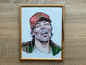 Fotorámeček J. Jágr - Kresba - 19,5x24,5 cm