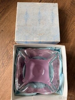 Retro popelník z hutního skla top stav v orig. balení