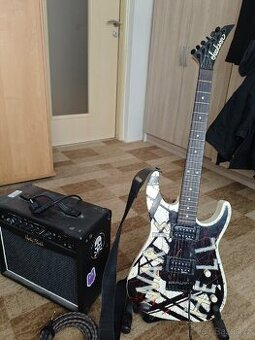 Jakson kytara a kombo+ příslušenství