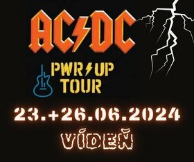 AC/DC Viden / Bratislava papirove vstupenky s hologramem - 1