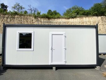 Nový obytný kontejner s koupelnou 6x2,4m vč. kuchyňky