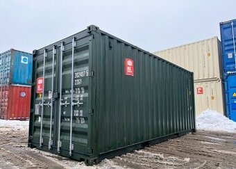 Lodní kontejner 20' RAL 6007 Mělník