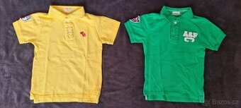 496 - DVĚ dětská polotričká ABERCROMBIE - NOVÁ - 1