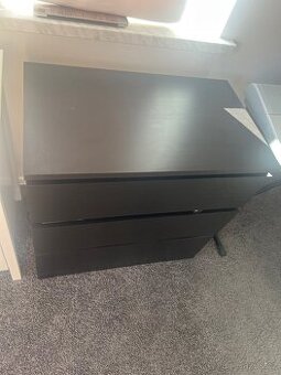 Komoda Ikea Malm černá