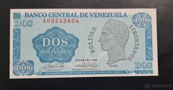 2 Bolívares, Venezuela, UNC - 1