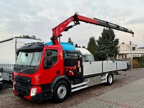 Volvo FE280 - valník s hydraulickou rukou FASSI