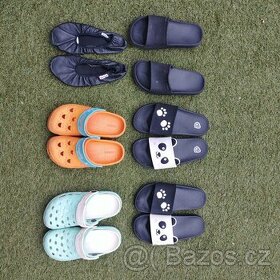 Nazouváky 30/31, 35/36, 37 a cvičky piškoty 21,5 a 23,5 cm