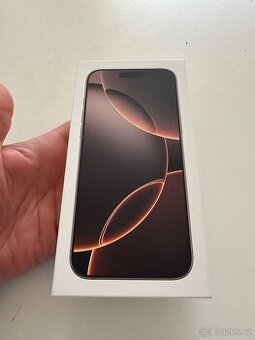Apple iPhone 16 Pro Max 256GB Desertl Titanium zabalený O2