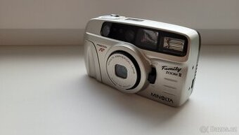 Minolta Family Zoom II, 35-60 mm, baterie, pouzdro
