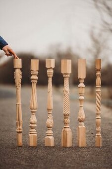 Sloupky dřevěné bukové