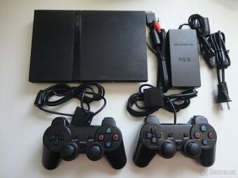 Playstation 2 SLIM + SSD s hrami