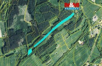 Prodej lesa, 13453 m², Lutonina - 1