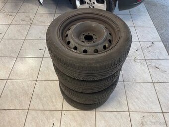 Plechové disky 4x108 + letní pneu