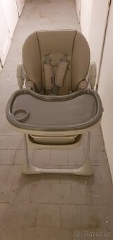 Jídelní židlička Kinderkraft YUMMY grey