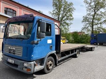 MAN TGL VALNÍK+NÁKLADNÍ PŘÍVĚS