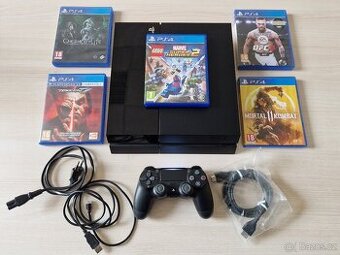 Playstation 4 500gb ,téměř novy ovladač cena bez her