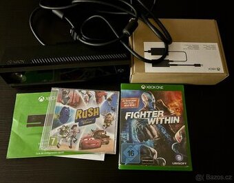 Kinect Microsoft Xbox One + adapter + 2 hry