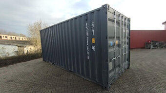 Lodní  20 ft kontejner po jedné cestě barva antracit